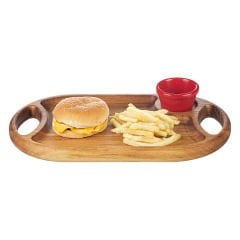 Cevizli Hamburger Sunumu (sosluklu)