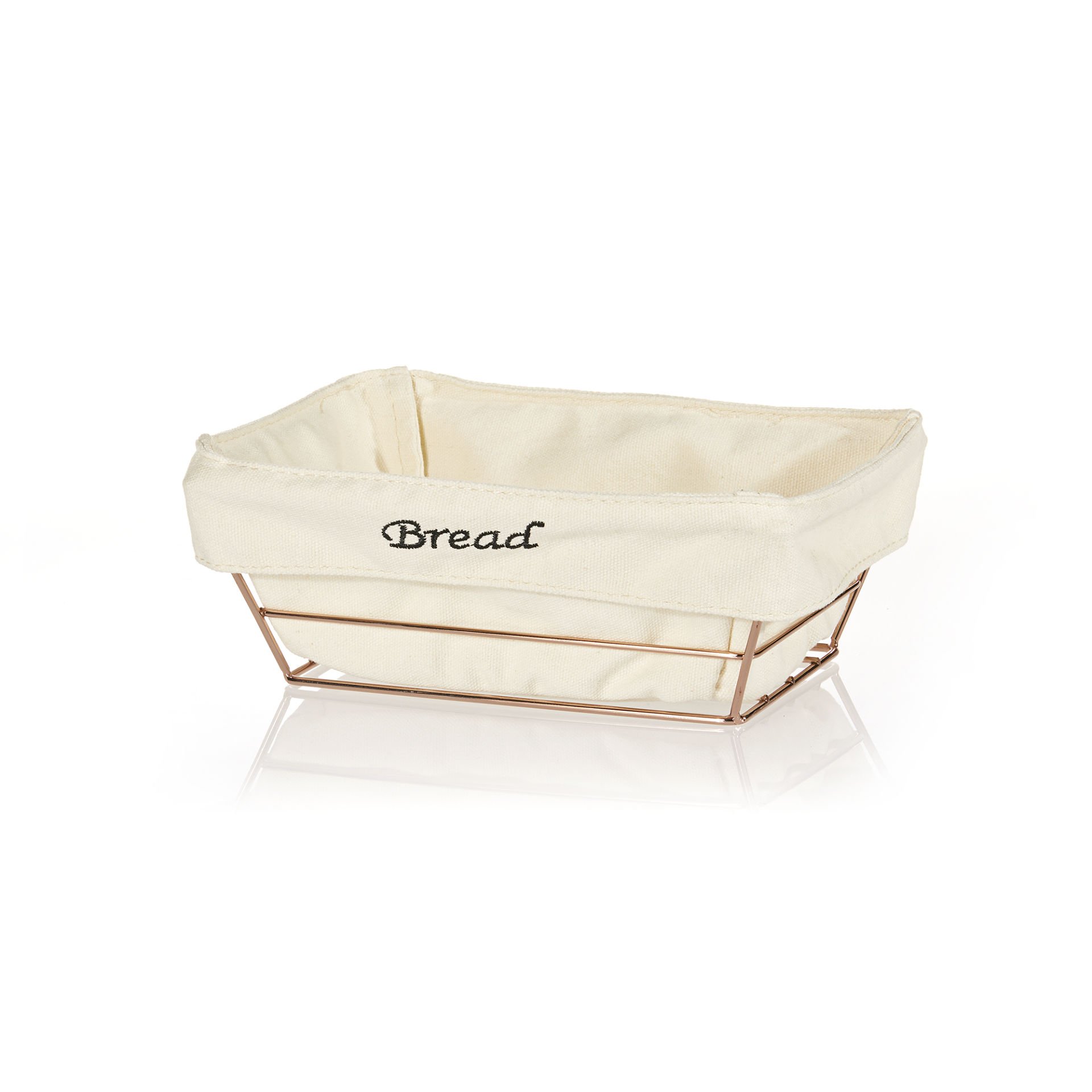 Dikdörtgen Bezli Ekmek Sepeti (Bakır) (KOLİSİ 24 ADETTİR)