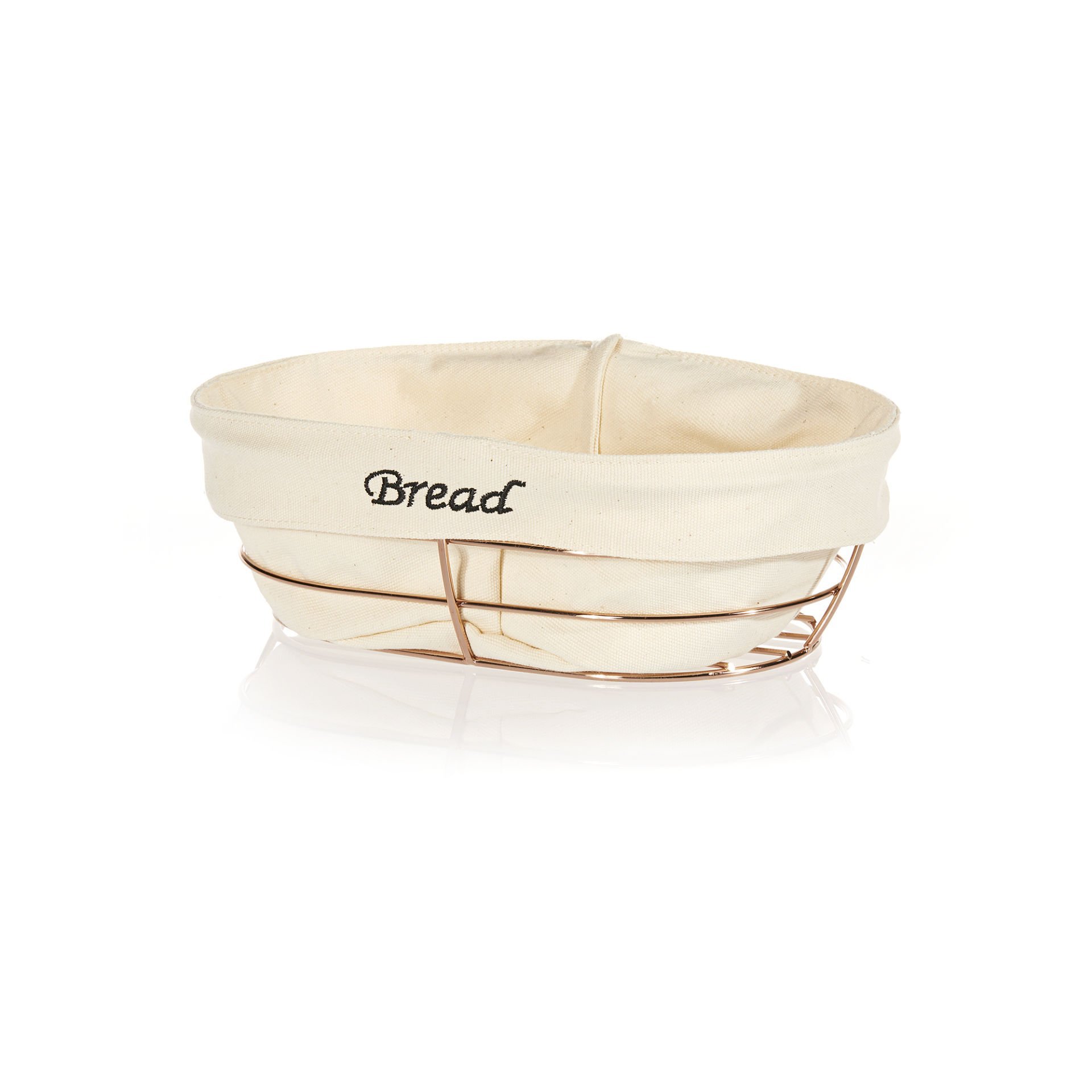 Oval Bezli Ekmek Sepeti (Bakır) (KOLİSİ 24 ADETTİR)