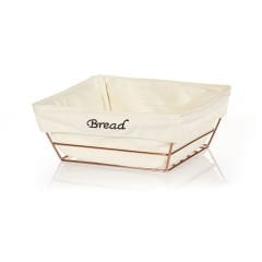 Kare Bezli Ekmek Sepeti (Bakır) (KOLİSİ 24 ADETTİR)