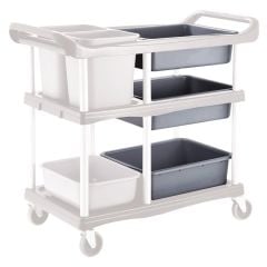 SERVİS ARABASI YEDEK KOVASI-BÜYÜK (38*53*H16CM) (FİYAT GÖRSELDEKİ 1 ADET KOVAYA AİTTİR.)