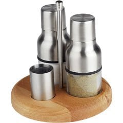 Groovy Standlı Üçlü Tuzluk Takımı