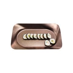AÇIK BÜFE RETRO SUNUM TABAĞI (BAKIR) (34,5x20x3,5 cm)