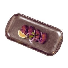 AÇIK BÜFE RETRO SUNUM TABAĞI (BAKIR) (41x23x1,5 cm)