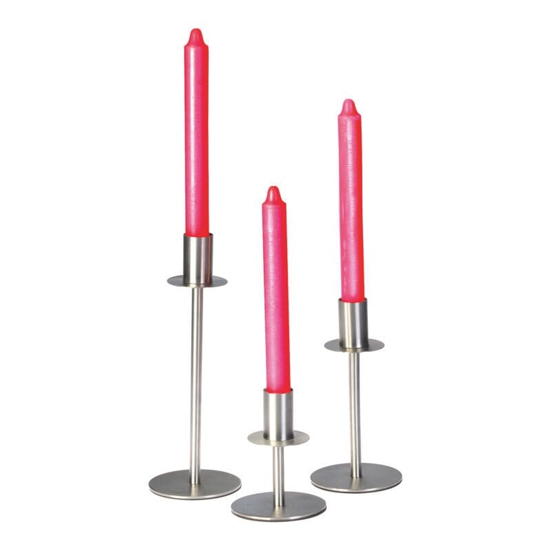 AYAKLI ÇELİK MUMLUK (H:22 cm)