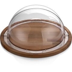 ROLLTOP YUVARLAK AHŞAP ALTLIKLI (46x20 cm)