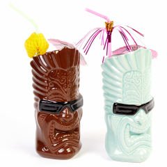Groovy Seramik Tiki Kokteyl Bardak