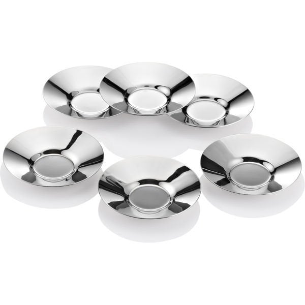 ÇELİK SADE ÇAY TABAK (FİYAT 12 ADET İÇİNDİR)