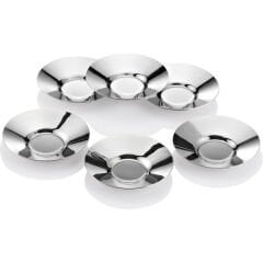 ÇELİK SADE ÇAY TABAK (FİYAT 12 ADET İÇİNDİR)