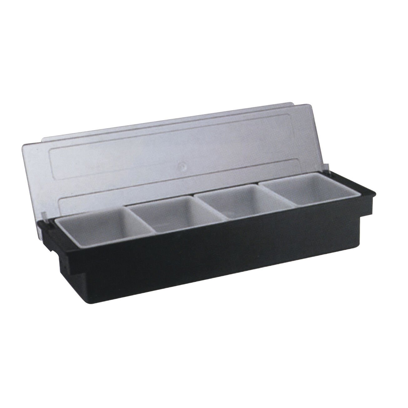 4'LÜ POLİCARBON KAPAKLI BAR KONTEYNER (50x16x9)