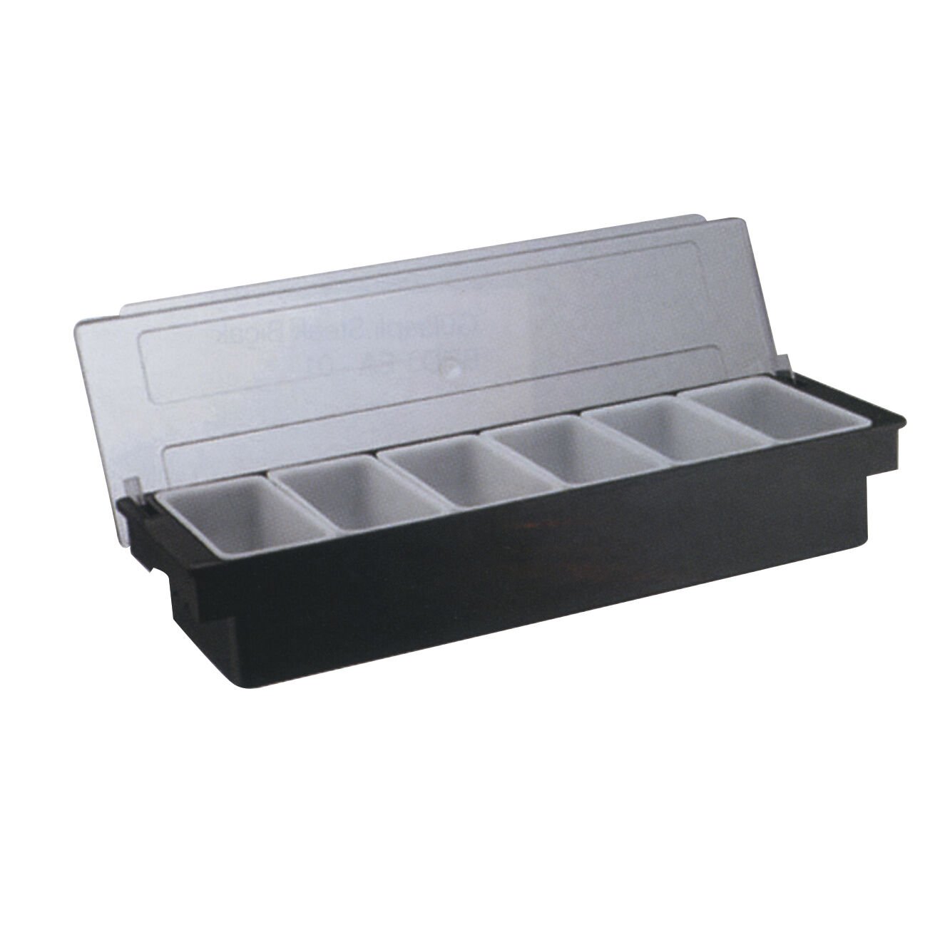 6'LI POLİCARBON KAPAKLI BAR KONTEYNER (50x16x9)