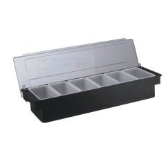 6'LI POLİCARBON KAPAKLI BAR KONTEYNER (50x16x9)