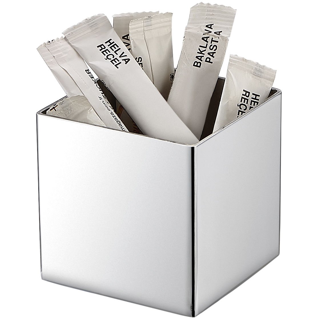 Groovy Kare Çubuk Şekerlik (304SS) (6x6 cm)