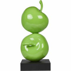 İKİLİ DEKOR ELMA ÜST ÜSTE 22*20*H52 CM
