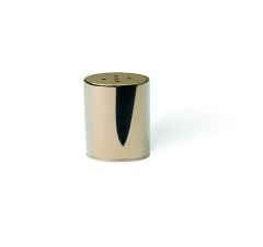YUVARLAK MAKİ BODUR TUZLUK ALTIN  Ø4cmxH:6,5 cm