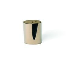 GROOVY YUVARLAK BODUR TUZLUK ALTIN ÇAP 4CM H:6,5 cm (TUZLUK TIPASI PLASTİKTİR)