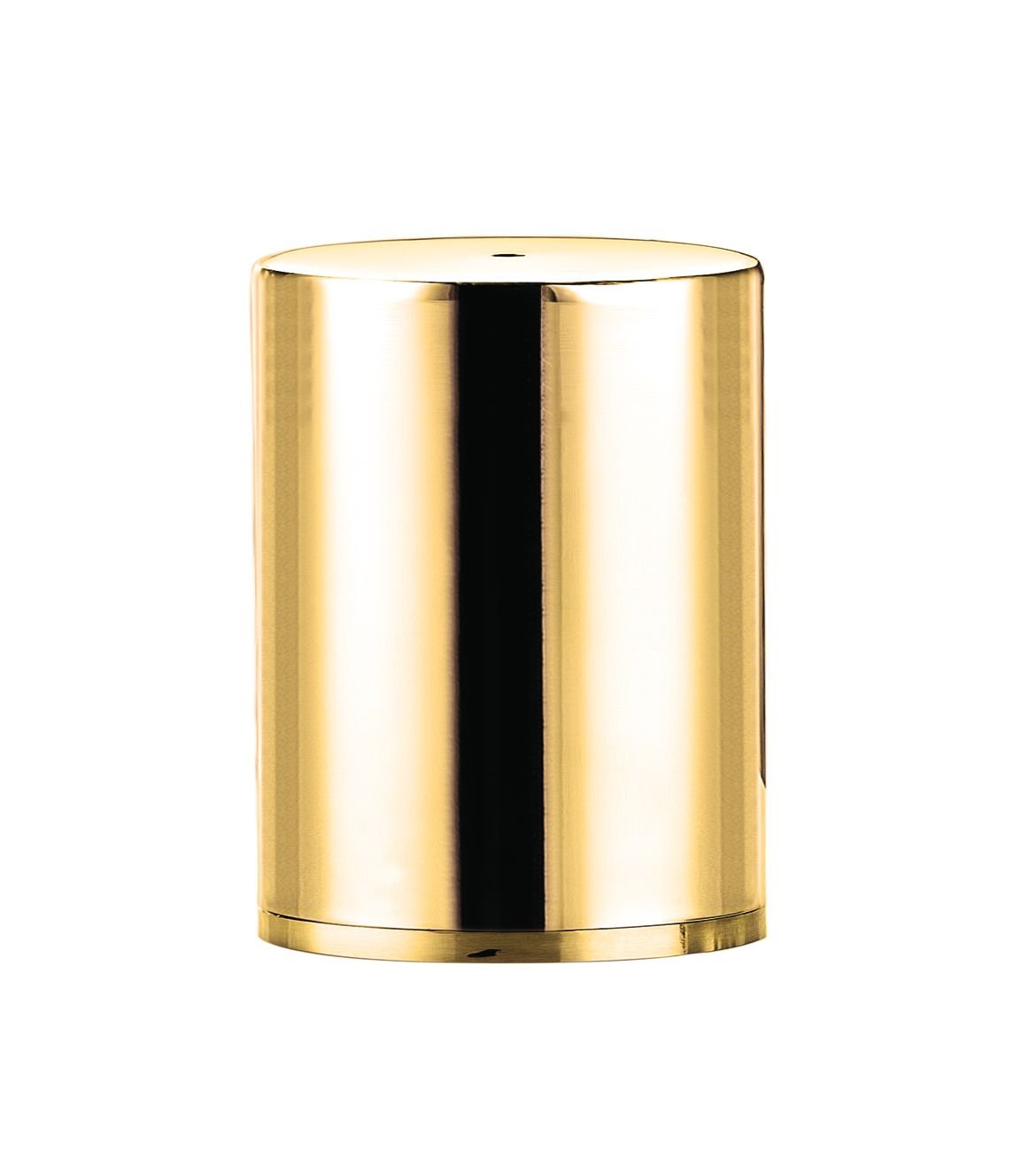 GROOVY YUVARLAK BODUR BİBERLİK ALTIN ÇAP 4CM H:6,5 cm (TUZLUK TIPASI PLASTİKTİR)