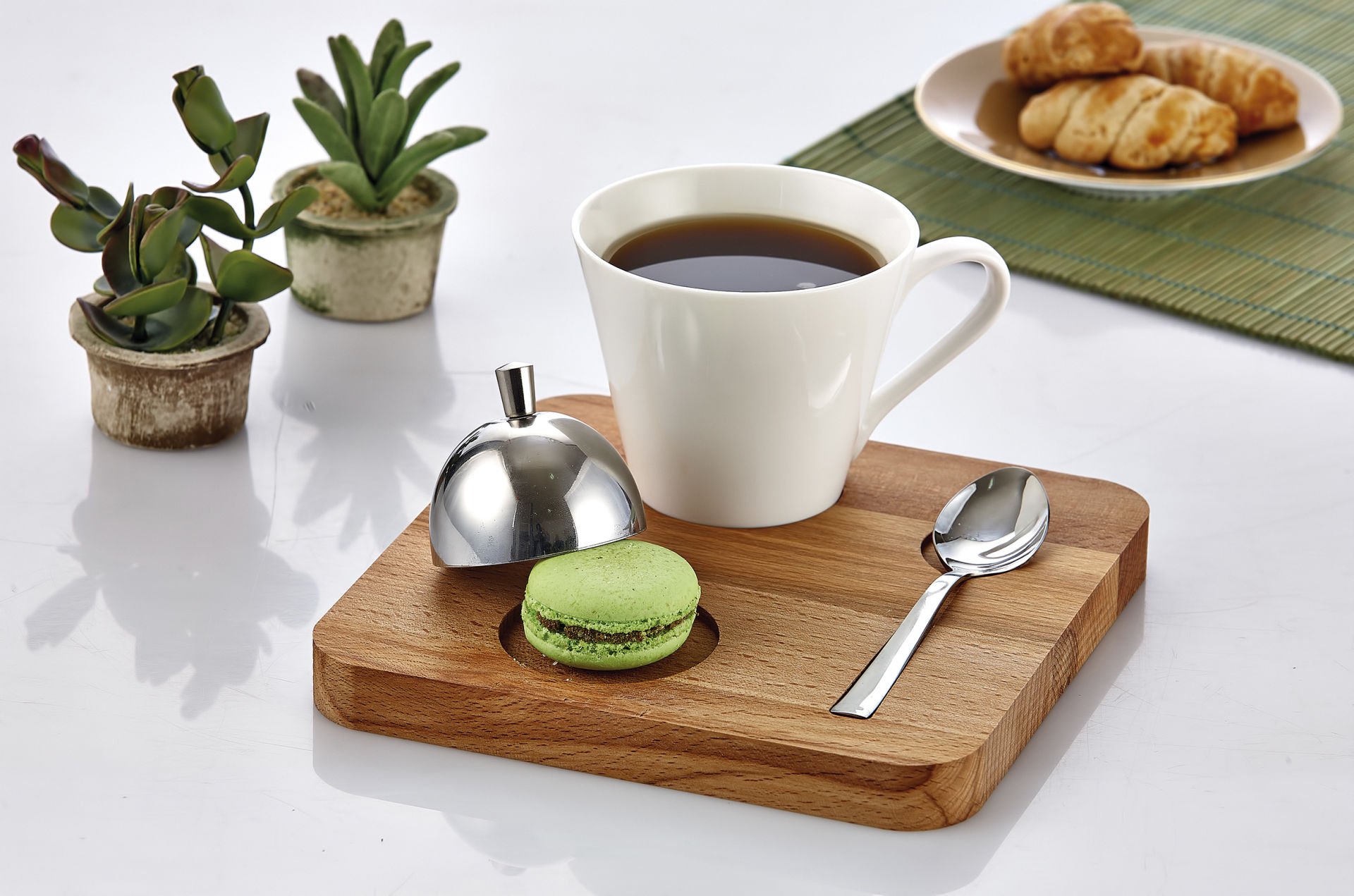 Groovy Nescafe Seti (Ahşap - Kare)