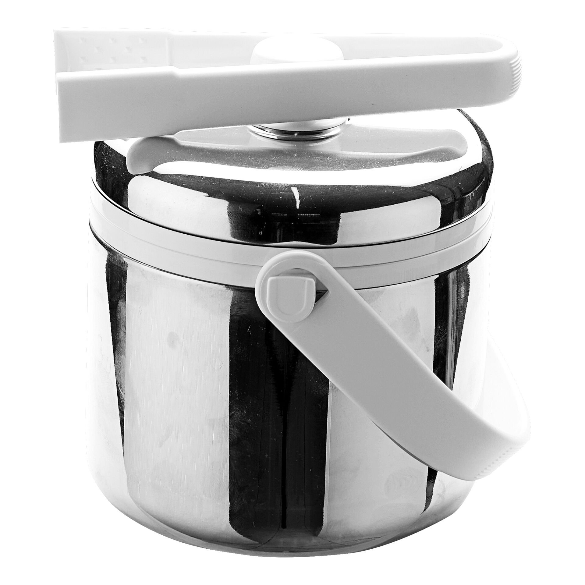 ICEBERG ÇELİK BUZ KOVASI (13x13 cm) (Buz maşası ile beraber satılır.)