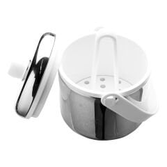 ICEBERG ÇELİK BUZ KOVASI (13x13 cm) (Buz maşası ile beraber satılır.)