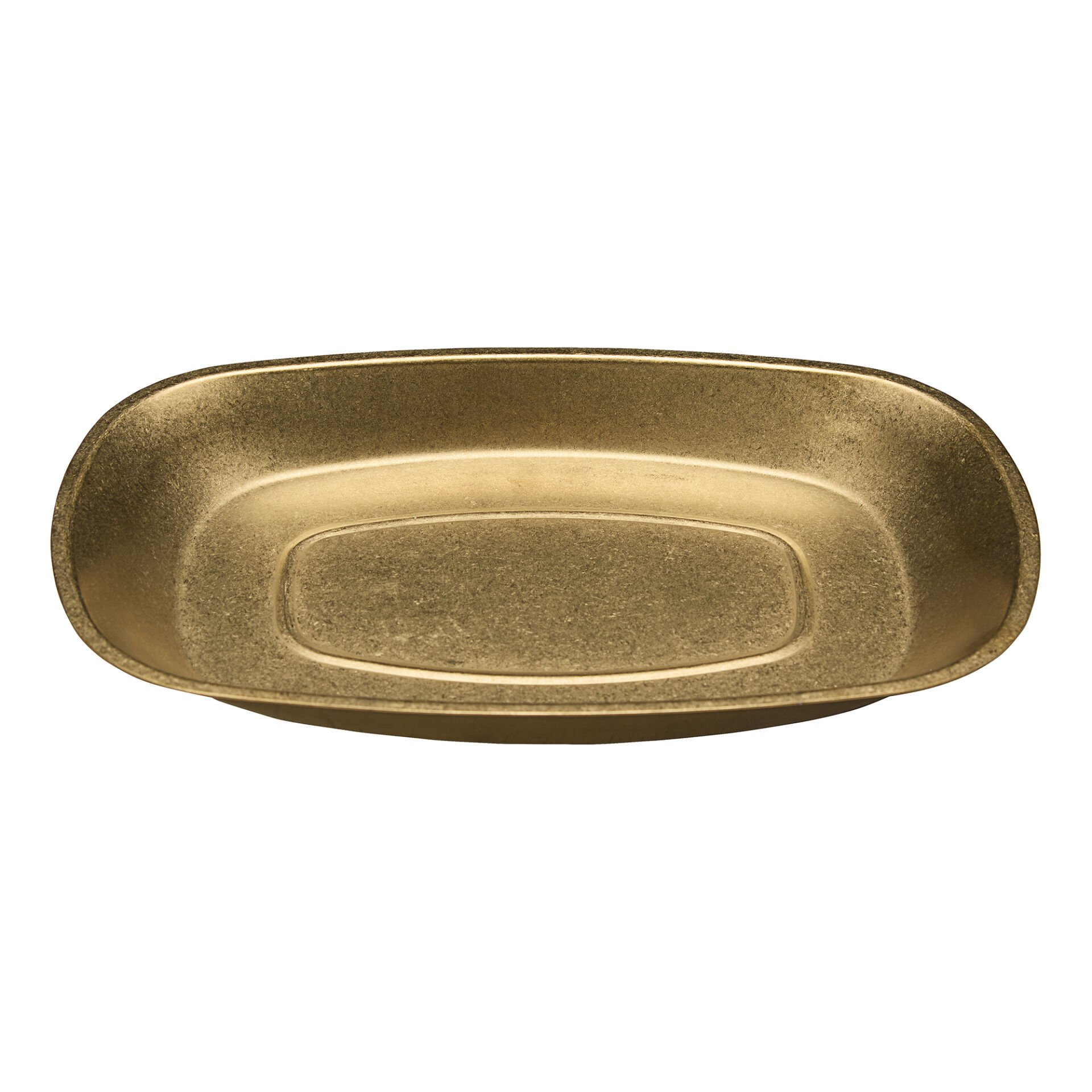 AÇIK BÜFE RETRO SUNUM TABAĞI (ALTIN) (25,5x16,5x2,4 cm)