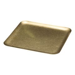 AÇIK BÜFE RETRO SUNUM TABAĞI (ALTIN) (19,2x19,2x0,5 cm)