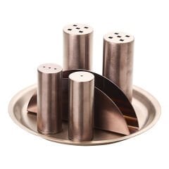 6.LI YUVARLAK TUZLUK BAHARAT PEÇETELİK TAKIMI BAKIR