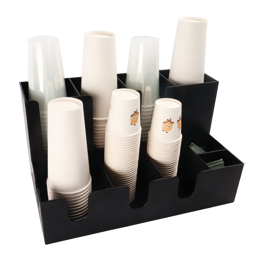 PLASTİK KARTON BARDAK STANDI & ORGANİZATÖR (42*24*23) (KOLİSİ 2 ADETTİR.)