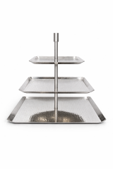 Lumina Üç Katlı Premium İkramlık (25,5 & 20,5 & 15,5 cm H:37,5 cm)